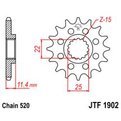 Звездочка передняя JT Sprockets (шаг 520 ) JT JTF1902